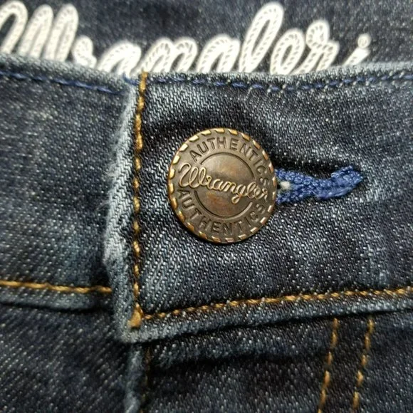 Wrangler Jeans Mens 33x30 Retro Dark Wash Stretch Mid Rise Slim Boot - Picture 4 of 16